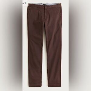 J.Crew 1040 Athletic Tapered-fit stretch chino pant in inky mocha